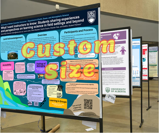 Research Poster - CUSTOM SIZE (Paper Poster)